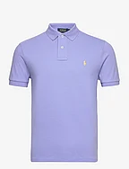 Custom Slim Fit Mesh Polo Shirt - LAFAYETTE BLUE/C1