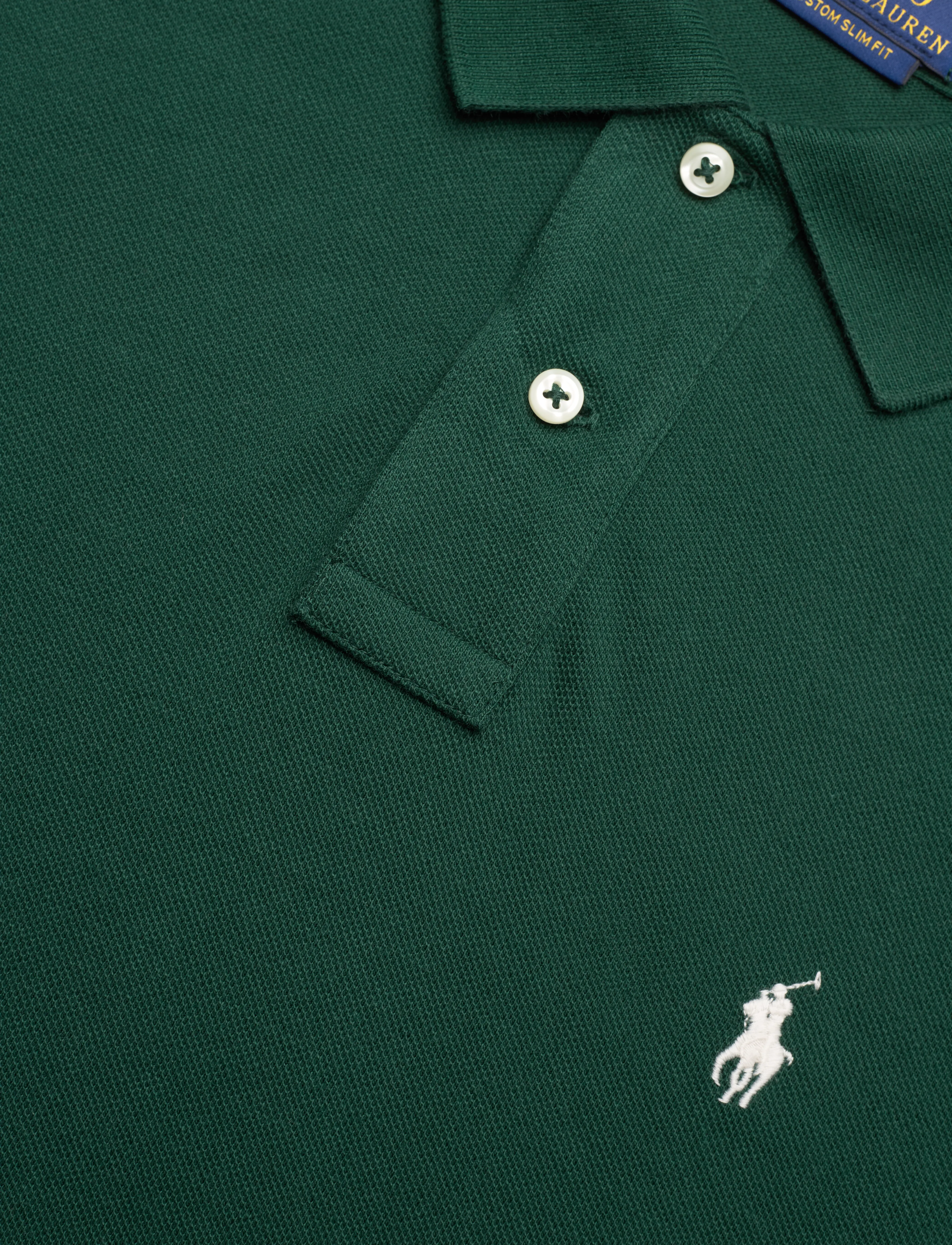 Polo Ralph Lauren - BASIC MESH-SSL-KNT - kortærmede poloer - moss agate/c8228 - 3