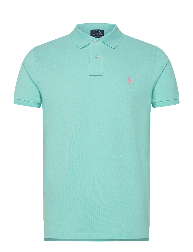 Polo Ralph Lauren - BASIC MESH-SSL-KNT - kortärmade pikéer - new aqua/c3166 - 0