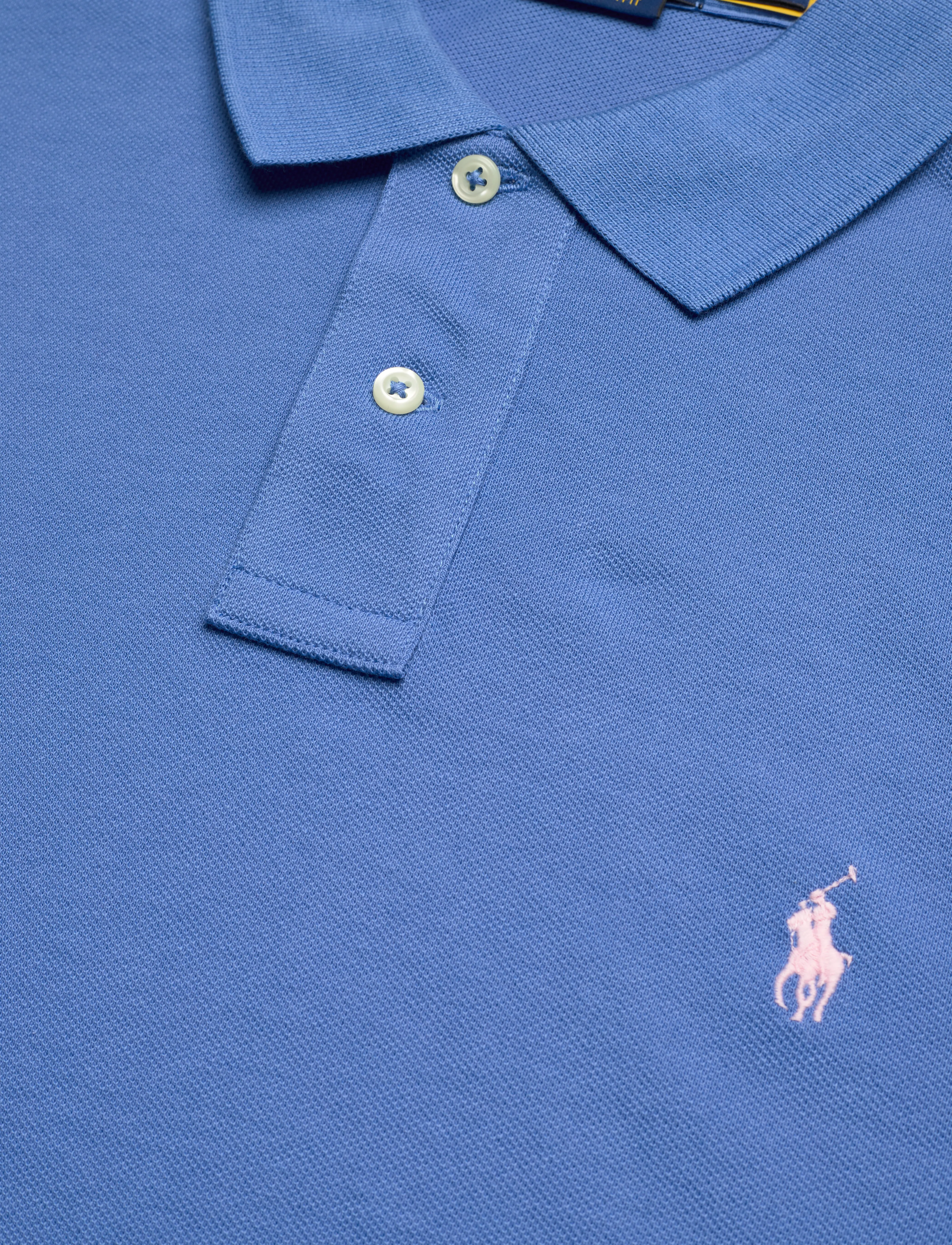 Polo Ralph Lauren - BASIC MESH-SSL-KNT - kortærmede poloer - new england blue/ - 2