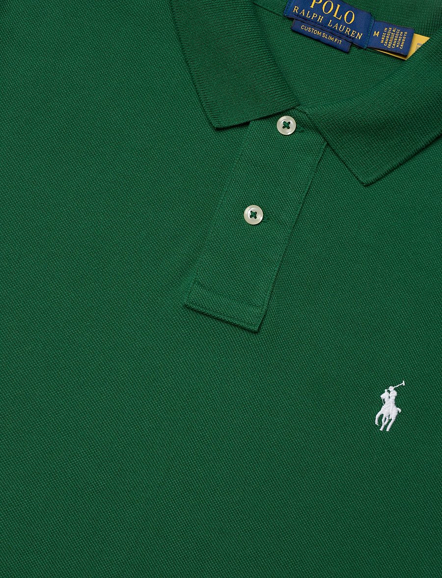 Polo Ralph Lauren - The Iconic Custom Slim Fit Mesh Polo - lühikeste varrukatega polod - new forest/c1730 - 2
