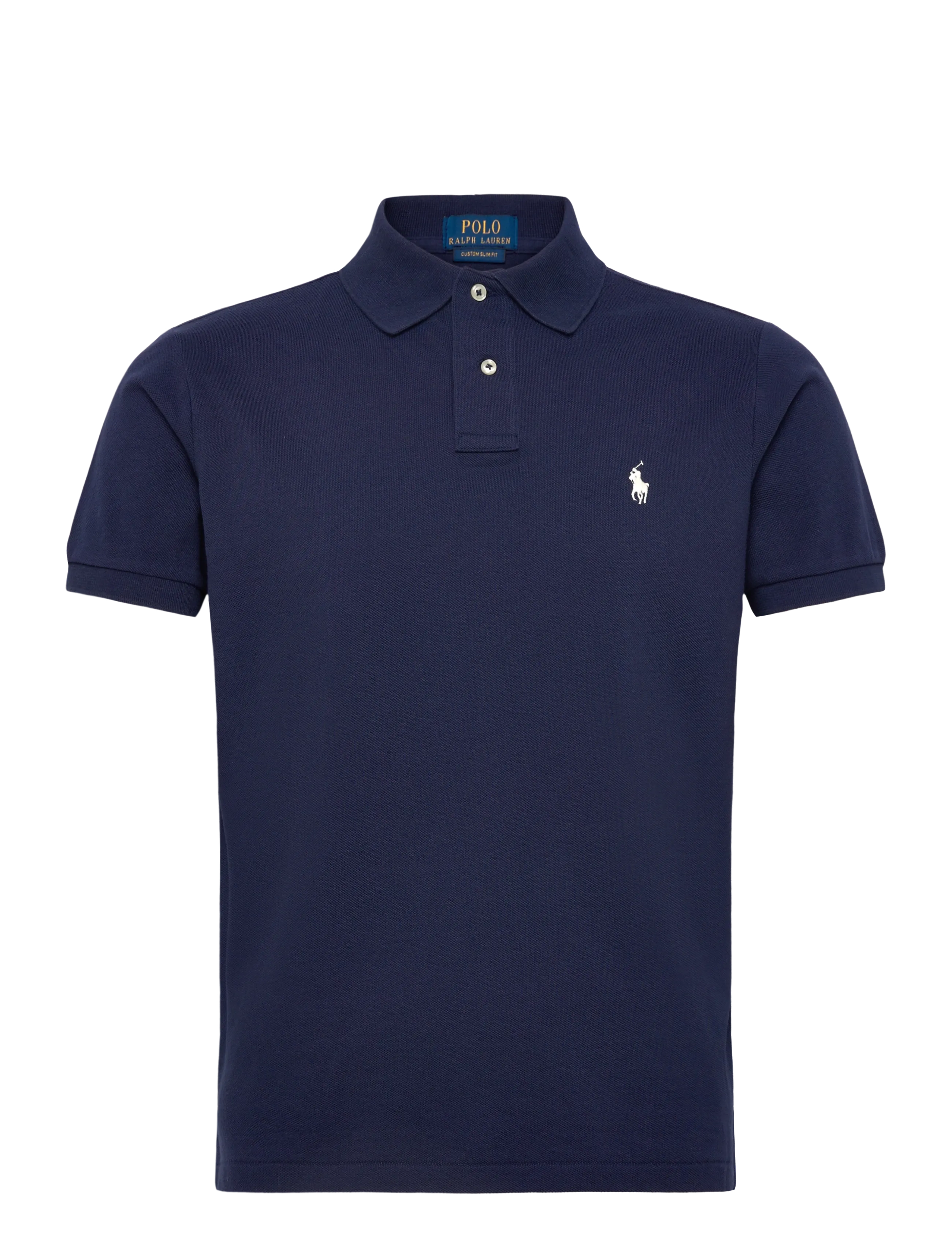 The Iconic Mesh Polo Shirt - NEWPORT NAVY/CREA