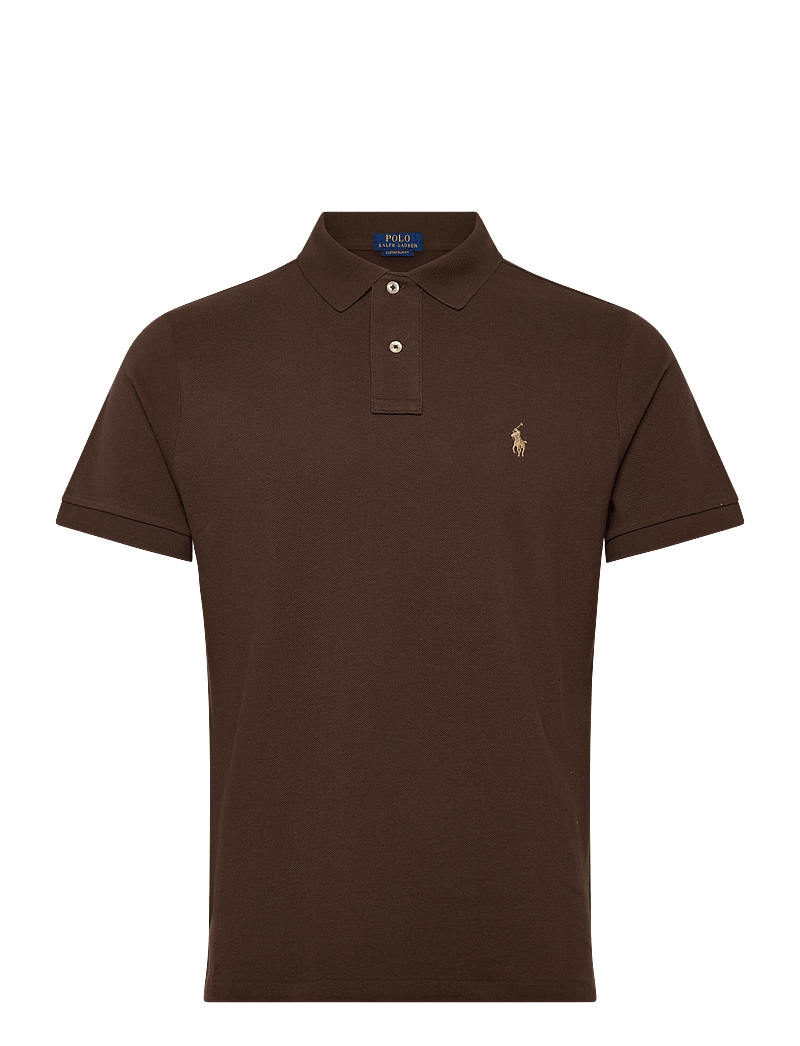 Polo Ralph Lauren - BASIC MESH-SSL-KNT - kortärmade pikéer - nutmeg brown/c866 - 0