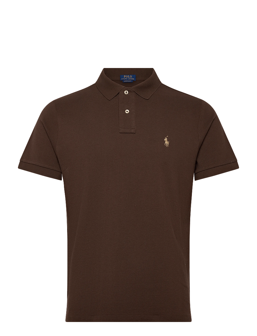 Polo Ralph Lauren - BASIC MESH-SSL-KNT - kurzärmelig - nutmeg brown/c866 - 0