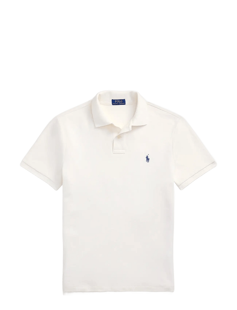 Polo Ralph Lauren - BASIC MESH-SSL-KNT - kurzärmelig - pale cream/c7952 - 1