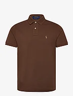 Custom Slim Fit Mesh Polo Shirt - PALE RUSSET/C8501