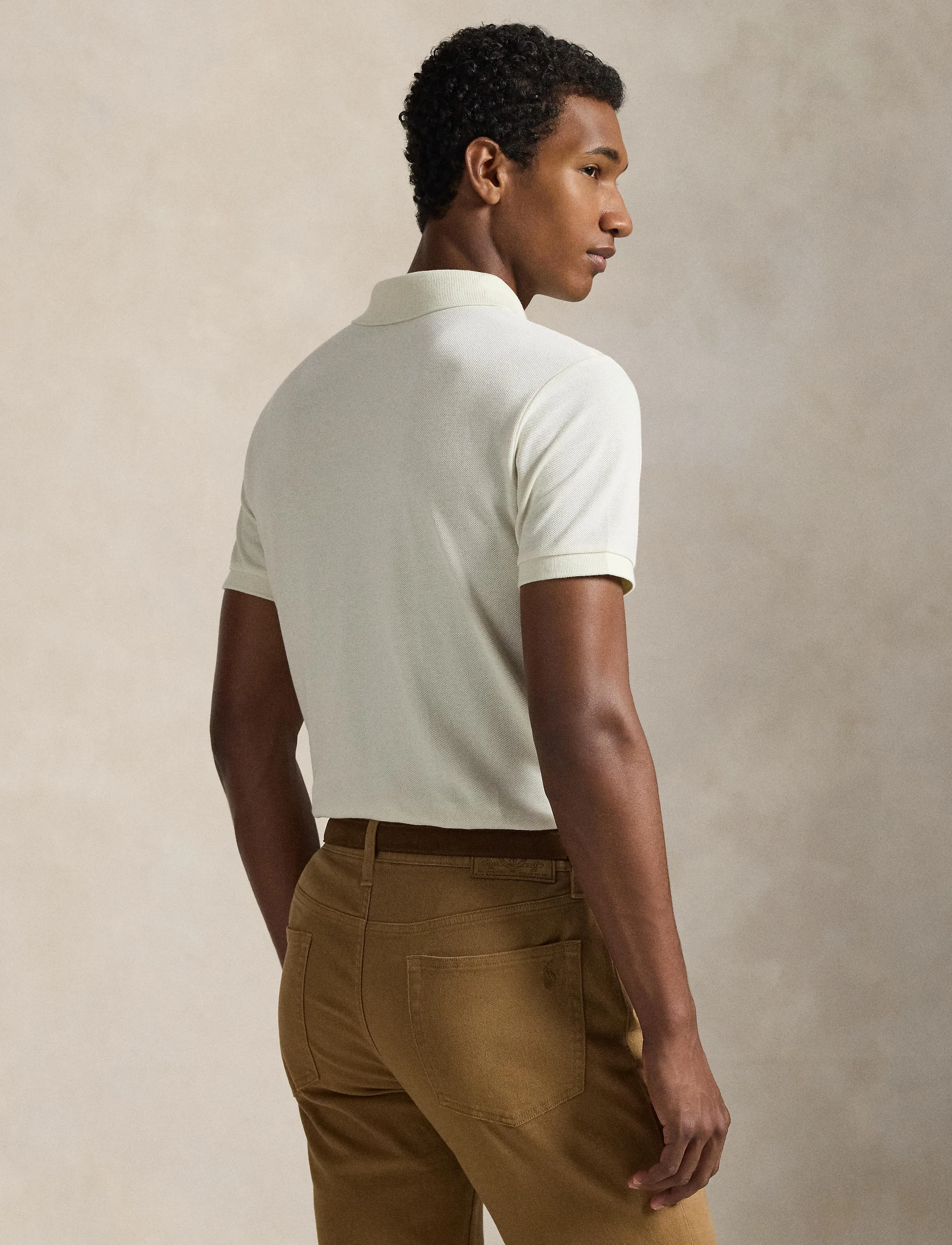 Polo Ralph Lauren - BASIC MESH-SSL-KNT - polo shirts - parchment cream/c - 2