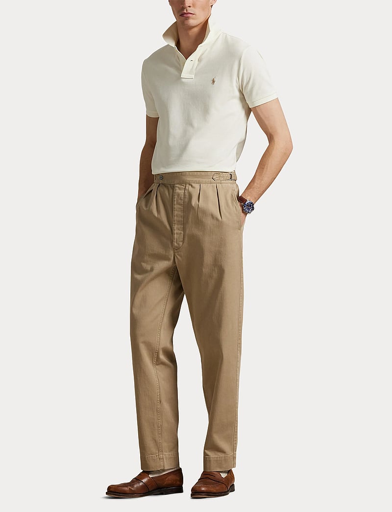 Polo Ralph Lauren - The Iconic Mesh Polo Shirt - stickade pikéer - parchment cream/c - 4