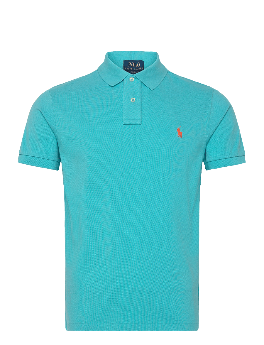 Polo Ralph Lauren - The Iconic Custom Slim Fit Mesh Polo - lühikeste varrukatega polod - perfect turquoise - 0