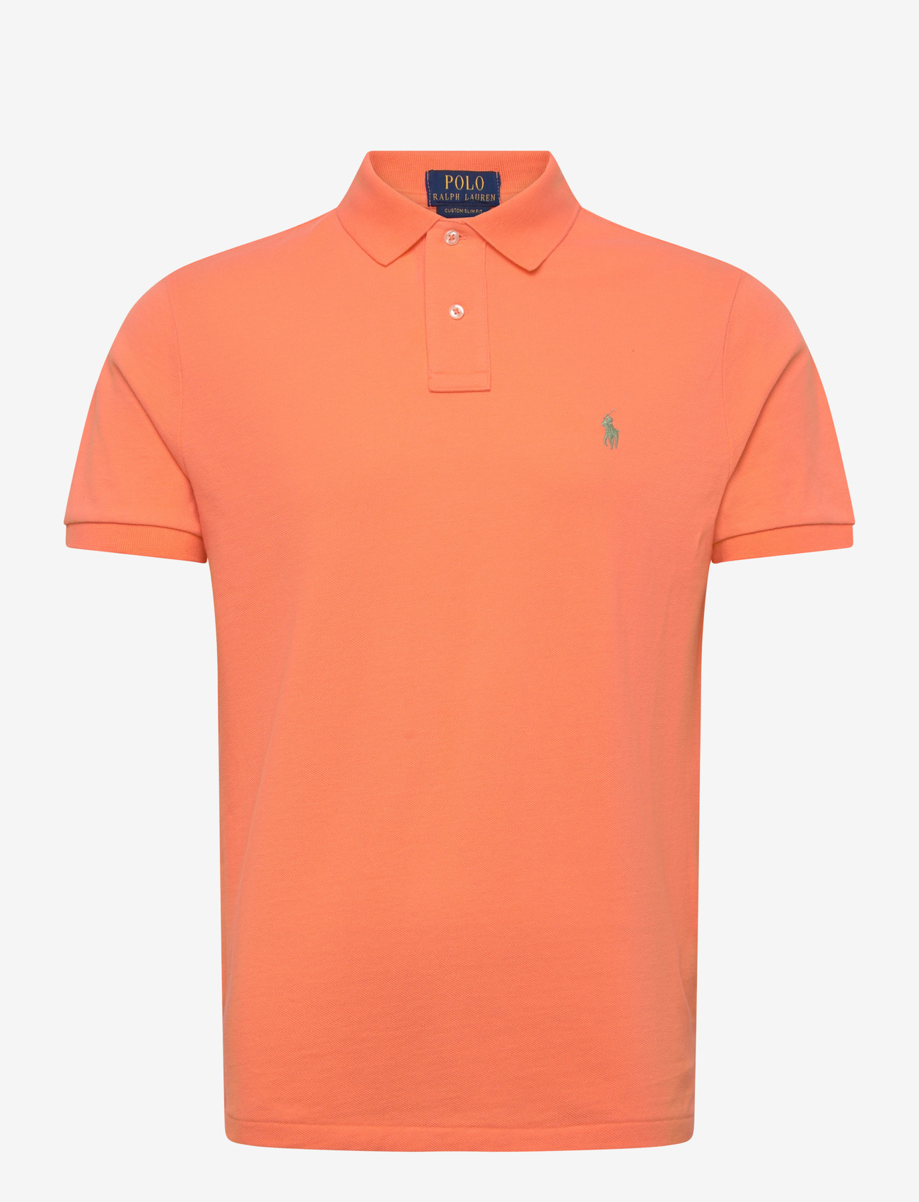 Polo Ralph Lauren - BASIC MESH-SSL-KNT - kootud polosärgid - pompano orange/c5 - 0