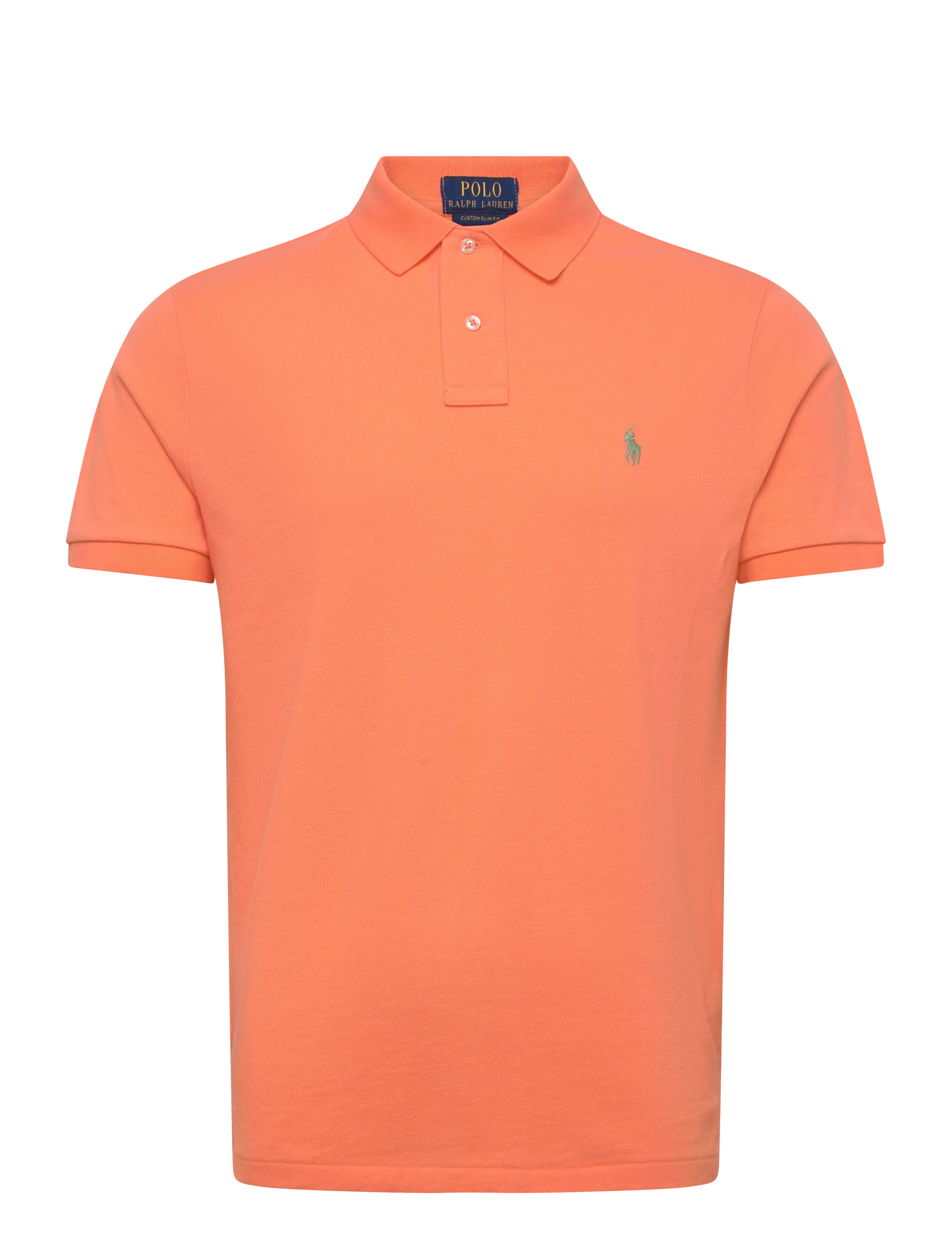 Polo Ralph Lauren BASIC MESH-SSL-KNT - Lühikeste varrukatega kootud polosärgid - POMPANO ORANGE/C5 / orange