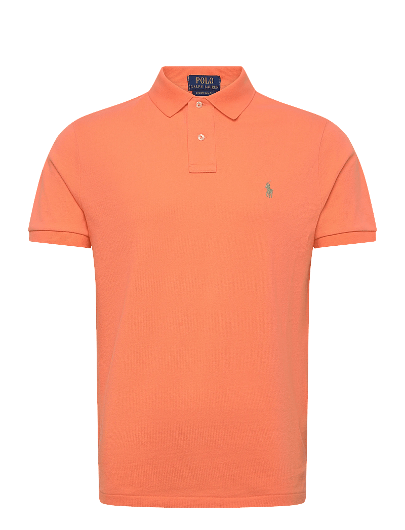 Polo Ralph Lauren - BASIC MESH-SSL-KNT - kootud polosärgid - pompano orange/c5 - 0