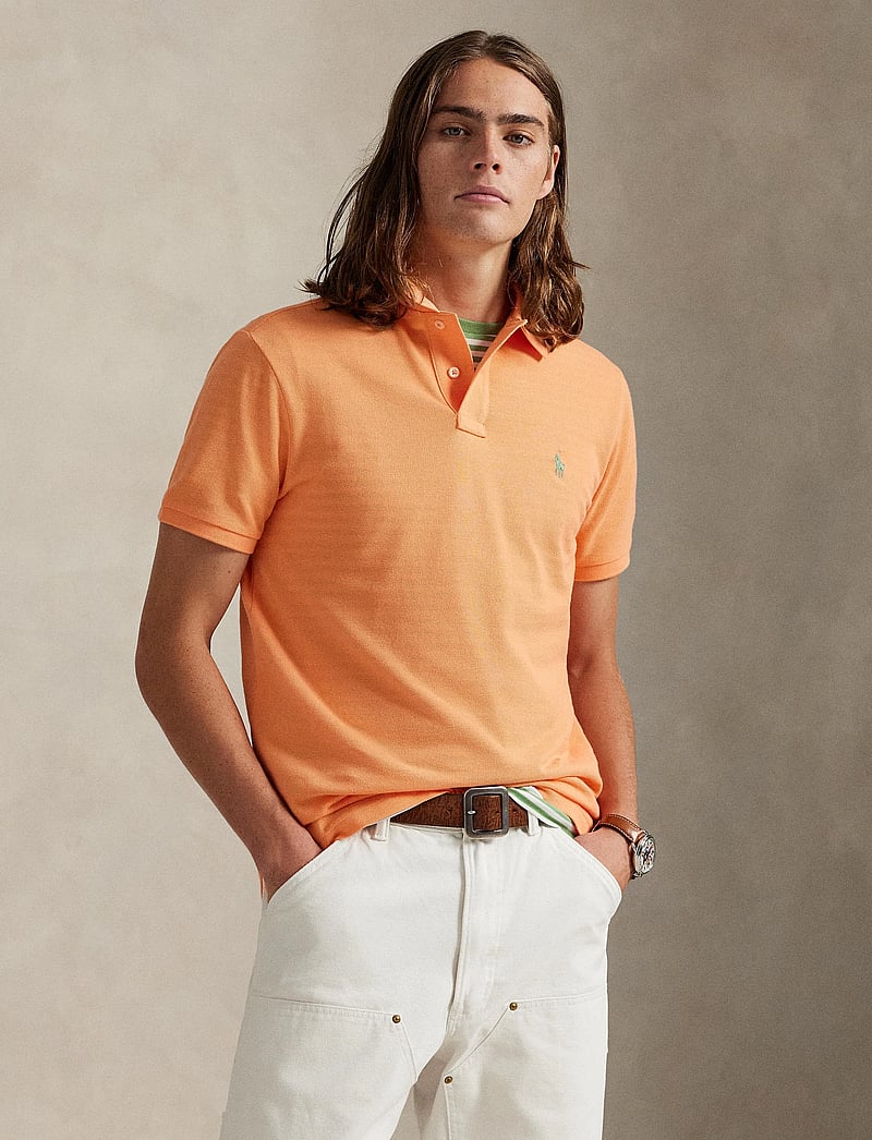 Polo Ralph Lauren - BASIC MESH-SSL-KNT - kortärmade pikéer - pompano orange/c5 - 0