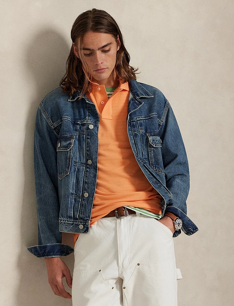 Polo Ralph Lauren - BASIC MESH-SSL-KNT - kortärmade pikéer - pompano orange/c5 - 5