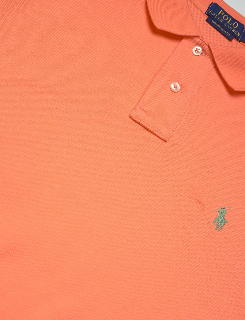 Polo Ralph Lauren - BASIC MESH-SSL-KNT - kootud polosärgid - pompano orange/c5 - 2