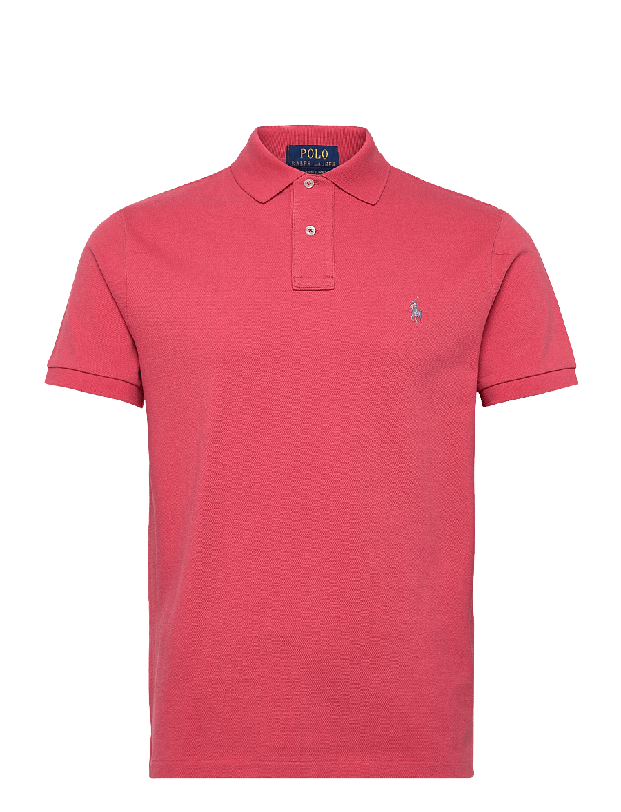 Polo Ralph Lauren - The Iconic Custom Slim Fit Mesh Polo - lühikeste varrukatega polod - red sky/c7215 - 0