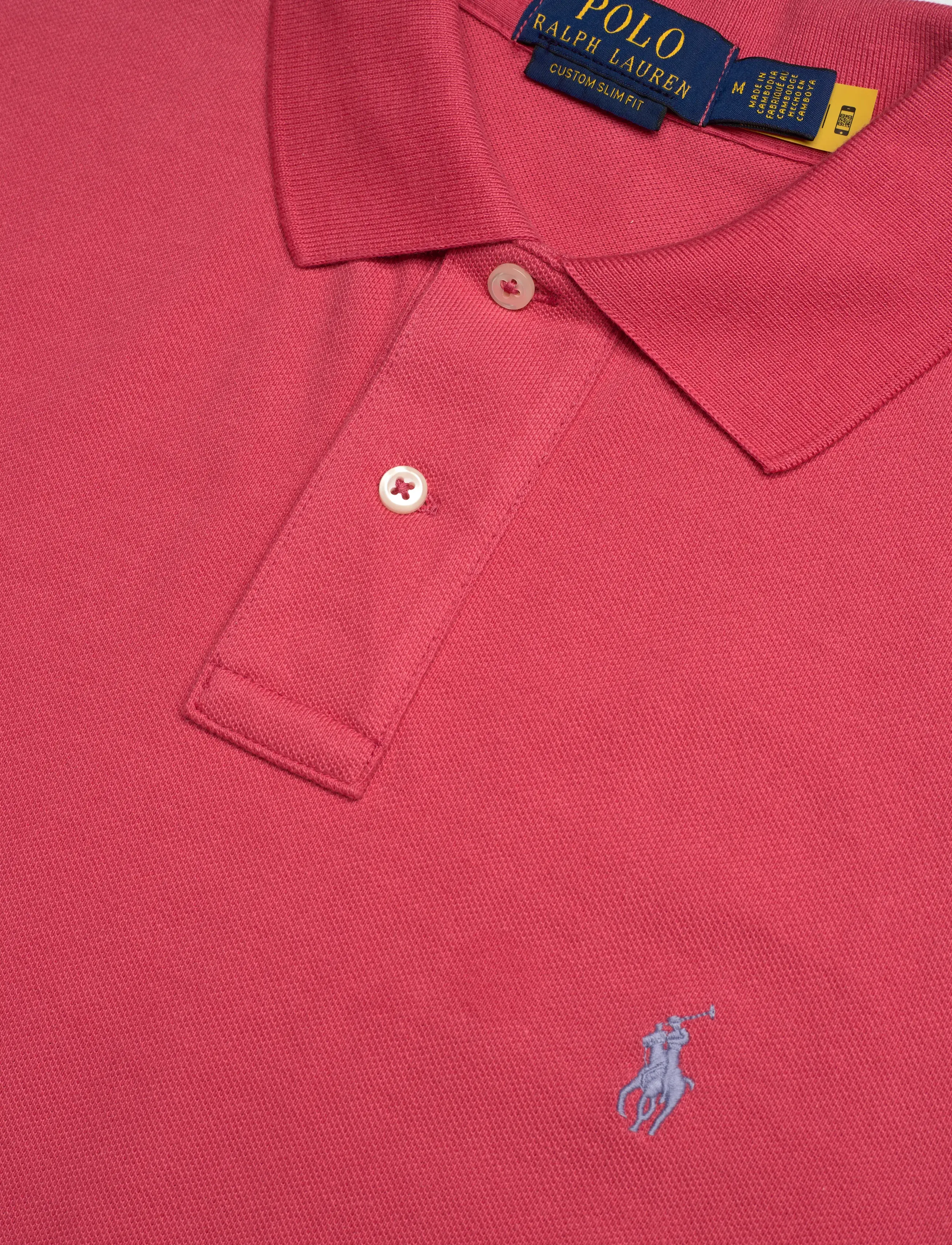 Polo Ralph Lauren - BASIC MESH-SSL-KNT - polo shirts - red sky/c7215 - 2