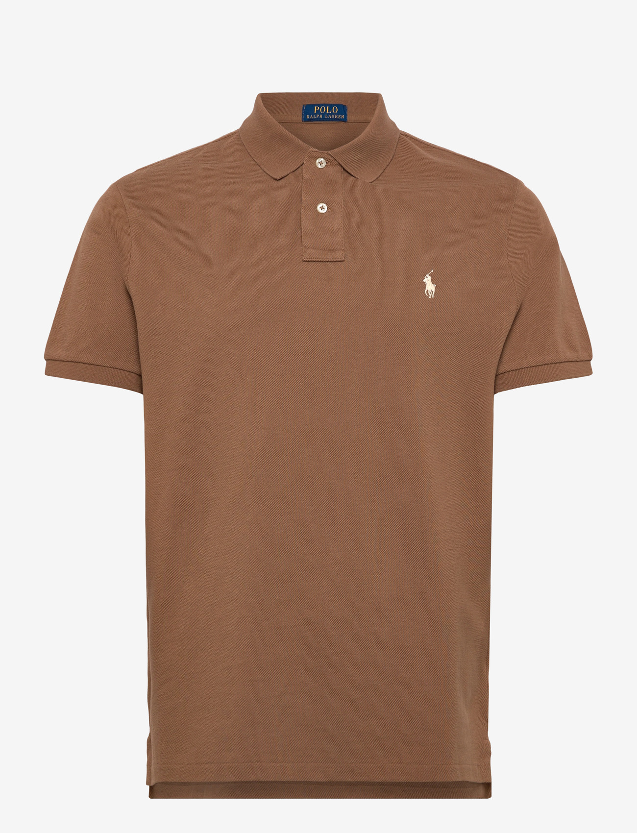 Polo Ralph Lauren - BASIC MESH-SSL-KNT - kootud polosärgid - rl brown/c8125 - 0