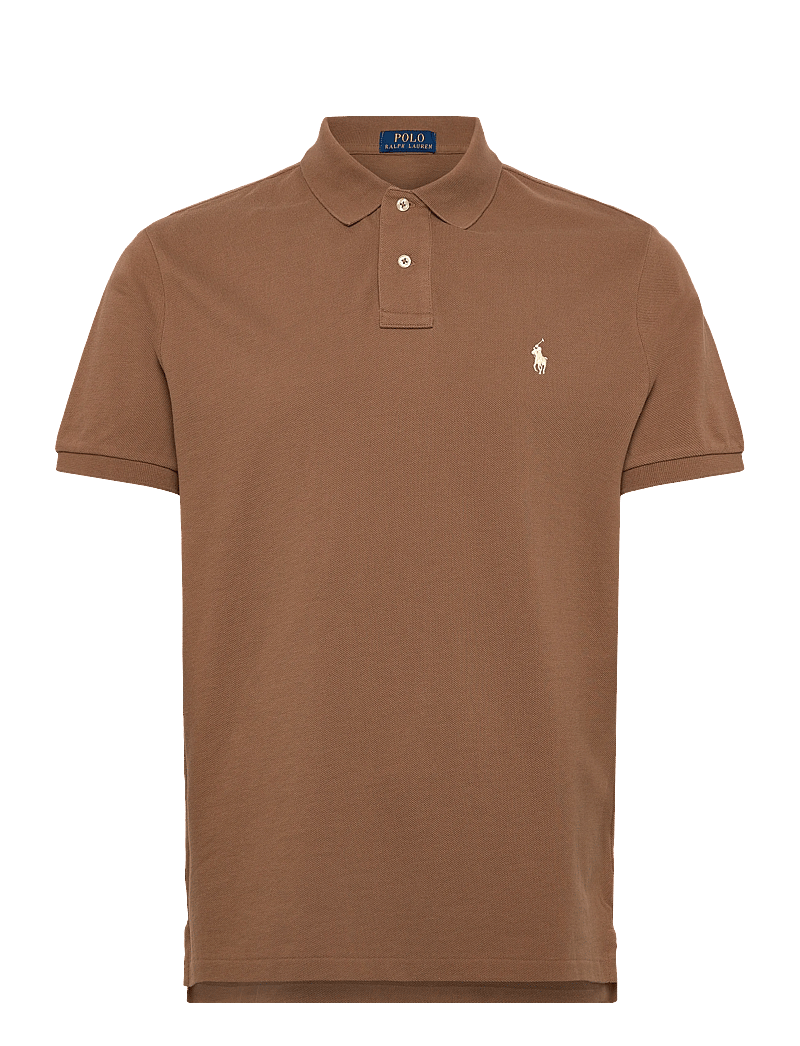 Polo Ralph Lauren - BASIC MESH-SSL-KNT - kootud polosärgid - rl brown/c8125 - 0