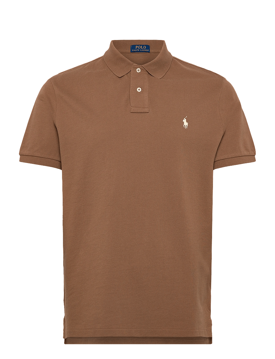 Polo Ralph Lauren - BASIC MESH-SSL-KNT - kurzärmelig - rl brown/c8125 - 0