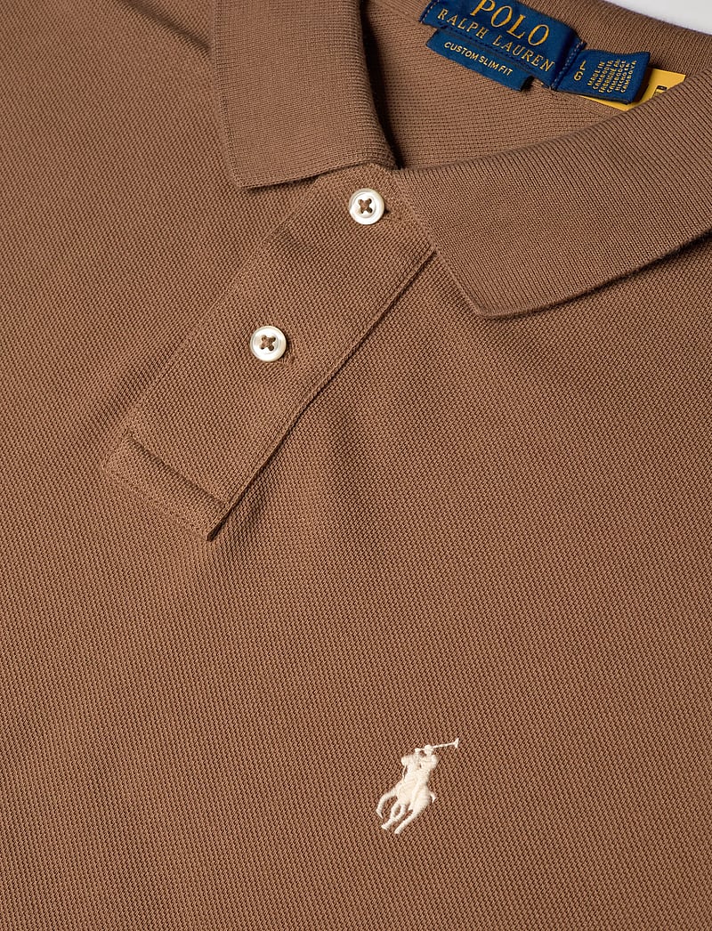 Polo Ralph Lauren - BASIC MESH-SSL-KNT - kootud polosärgid - rl brown/c8125 - 2