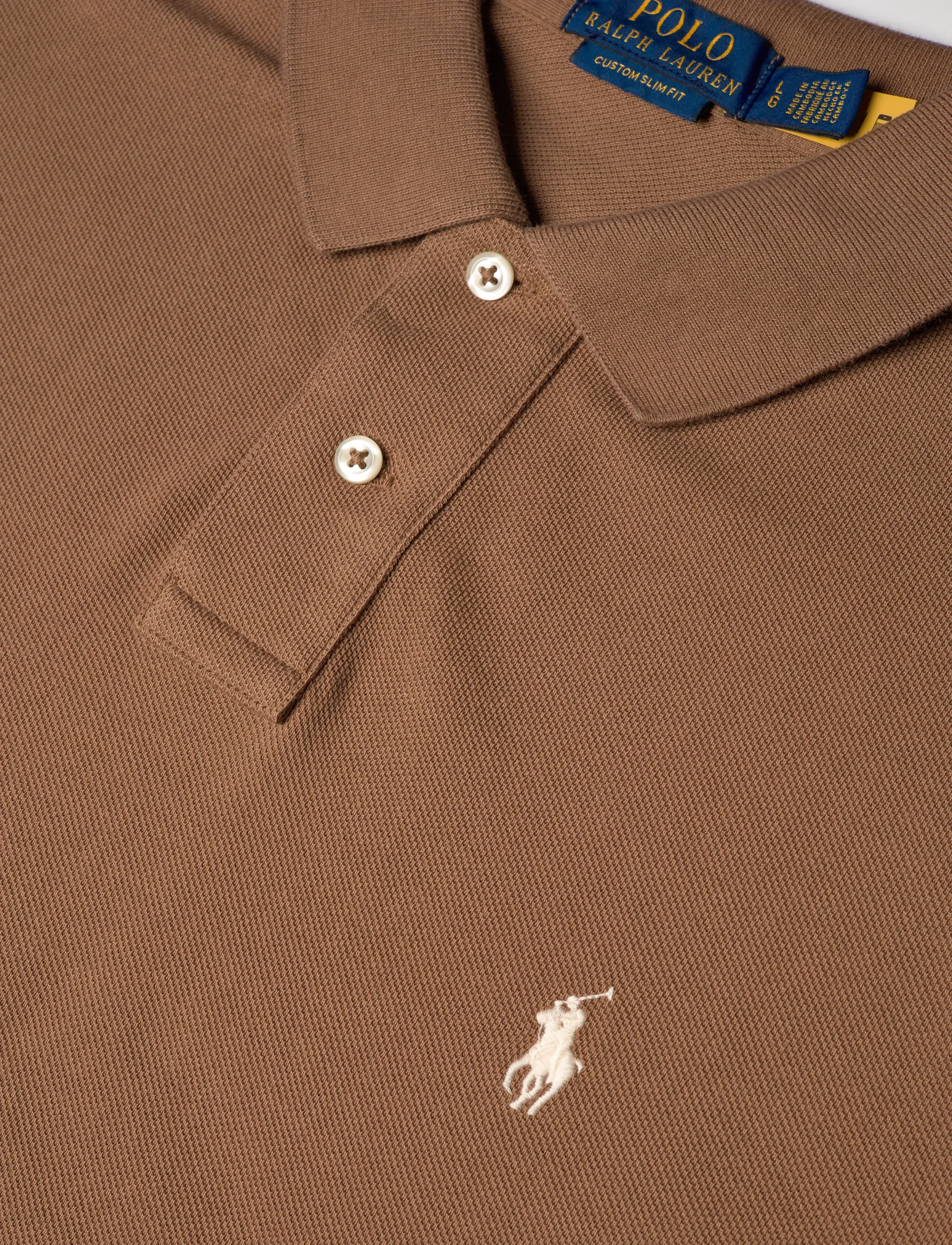 Polo Ralph Lauren - BASIC MESH-SSL-KNT - polo shirts - rl brown/c8125 - 2