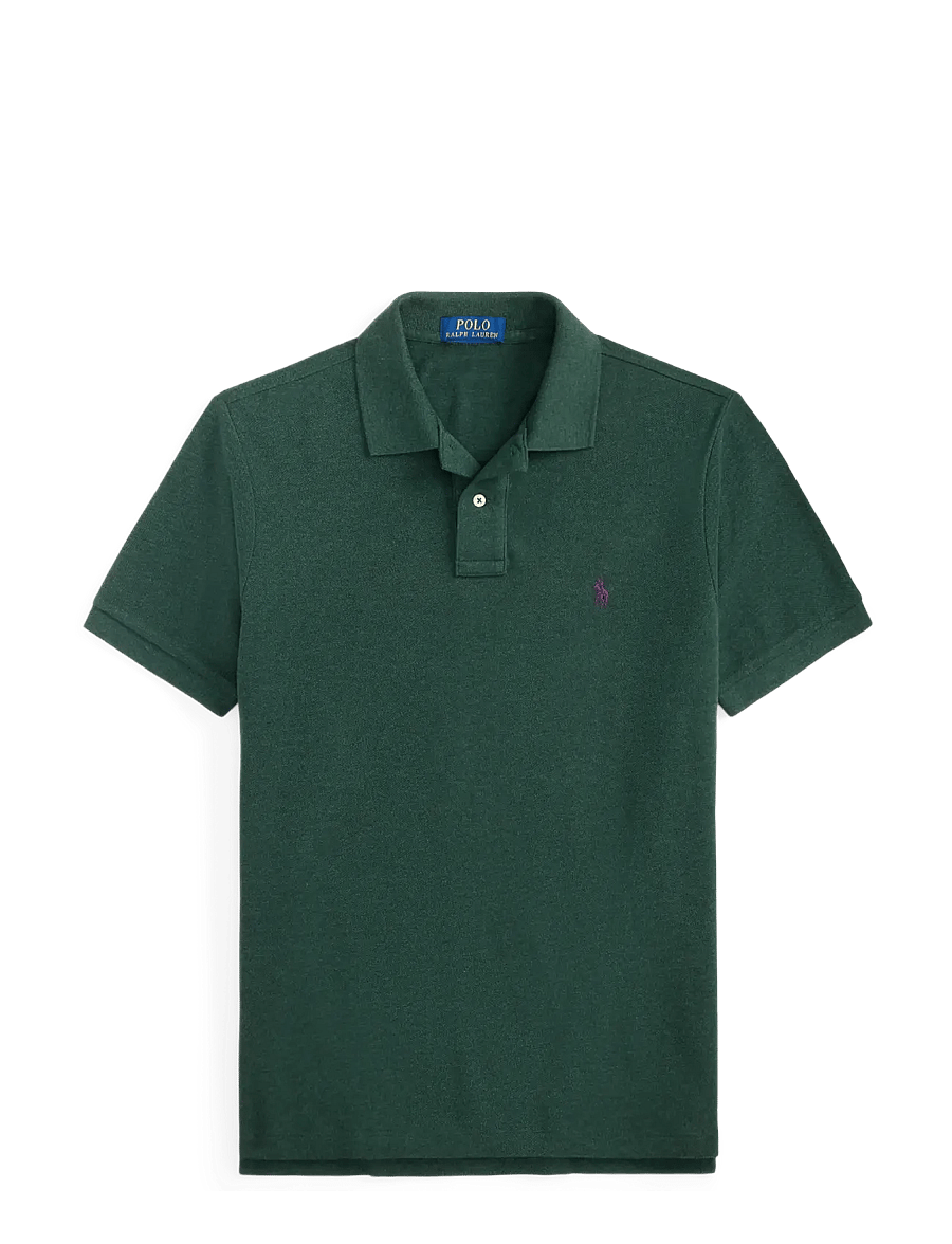 Polo Ralph Lauren - The Iconic Custom Slim Fit Mesh Polo - kurzärmelig - scotch pine heath - 1
