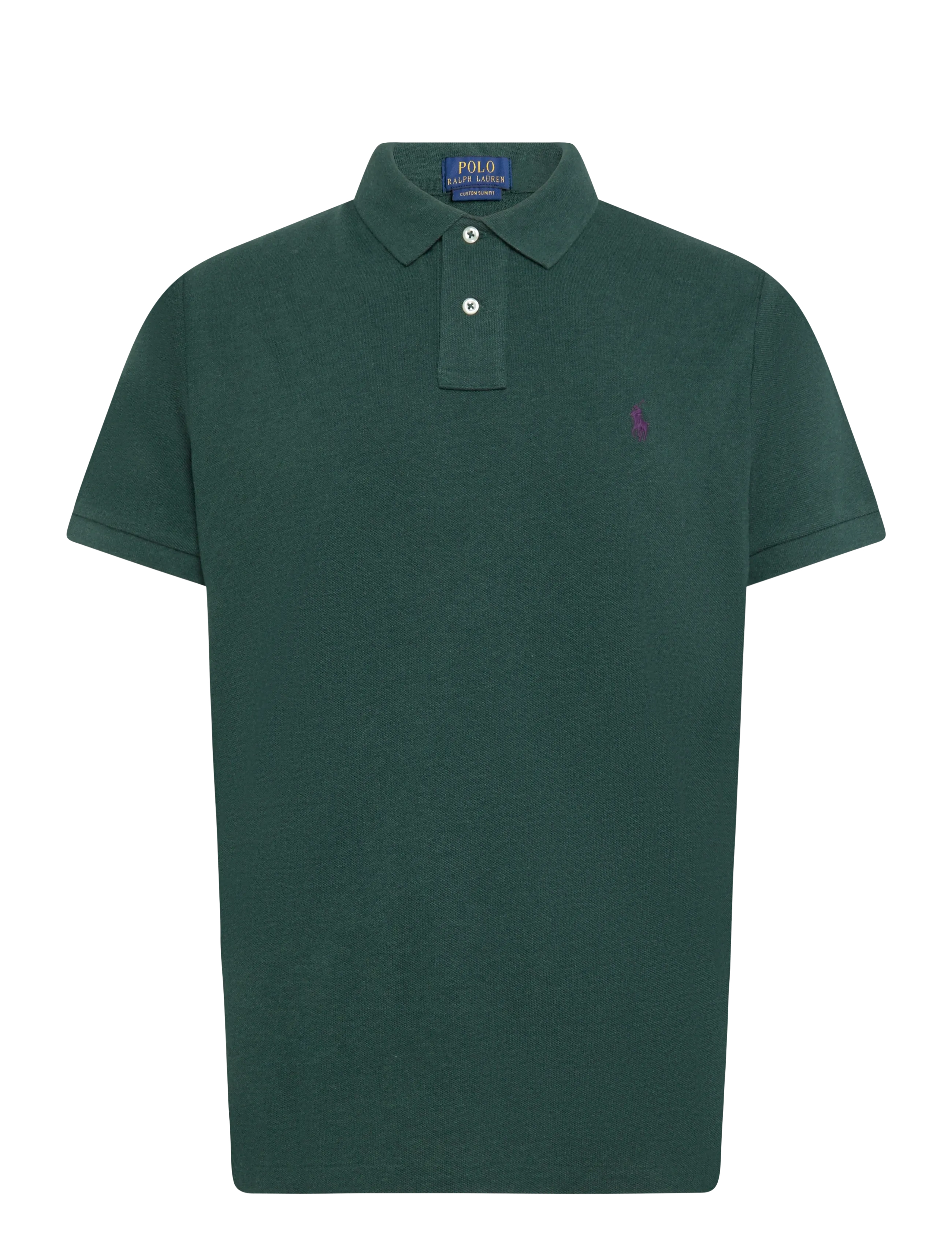 Polo Ralph Lauren - The Iconic Custom Slim Fit Mesh Polo - polo shirts - scotch pine heath - 2