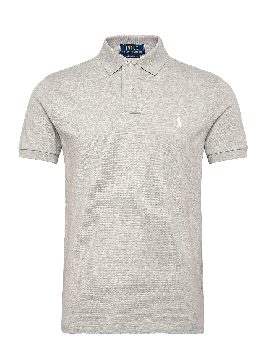 Polo Ralph Lauren - The Iconic Custom Slim Fit Mesh Polo - lühikeste varrukatega polod - spring heather/c1 - 0
