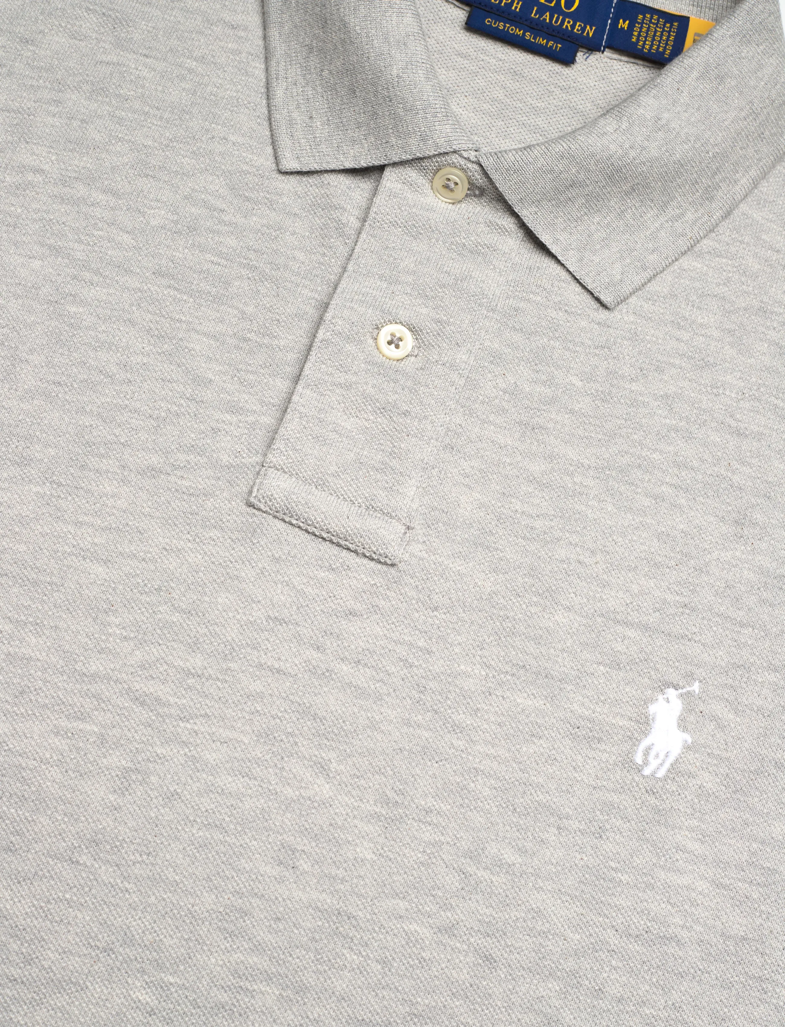 Polo Ralph Lauren - Custom Slim Fit Mesh Polo Shirt - kortærmede poloer - spring heather/c1 - 2