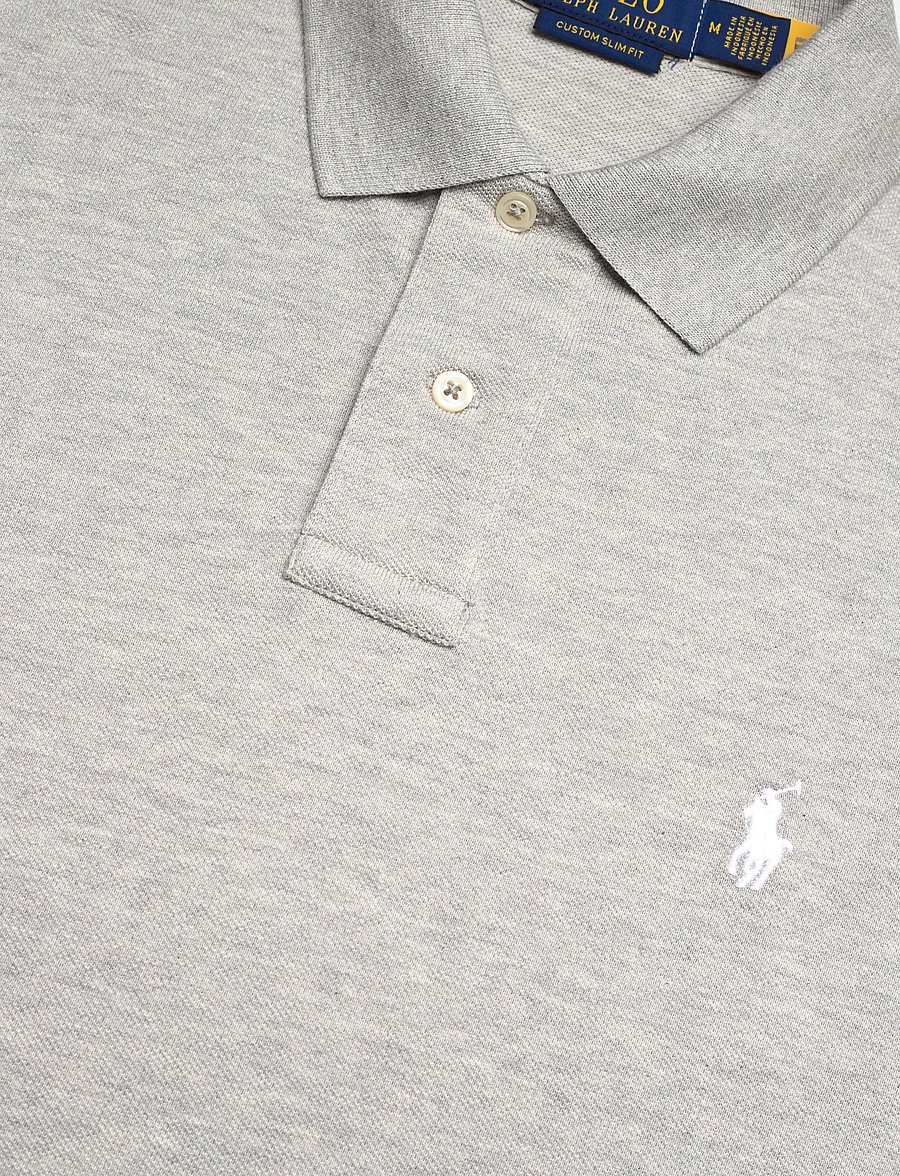 Polo Ralph Lauren - The Iconic Custom Slim Fit Mesh Polo - lühikeste varrukatega polod - spring heather/c1 - 2