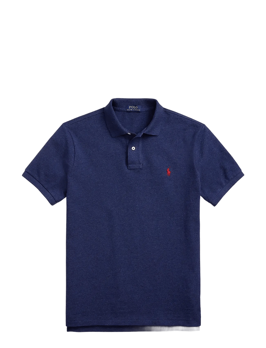 Polo Ralph Lauren - The Iconic Custom Slim Fit Mesh Polo - lühikeste varrukatega polod - spring navy heath - 1