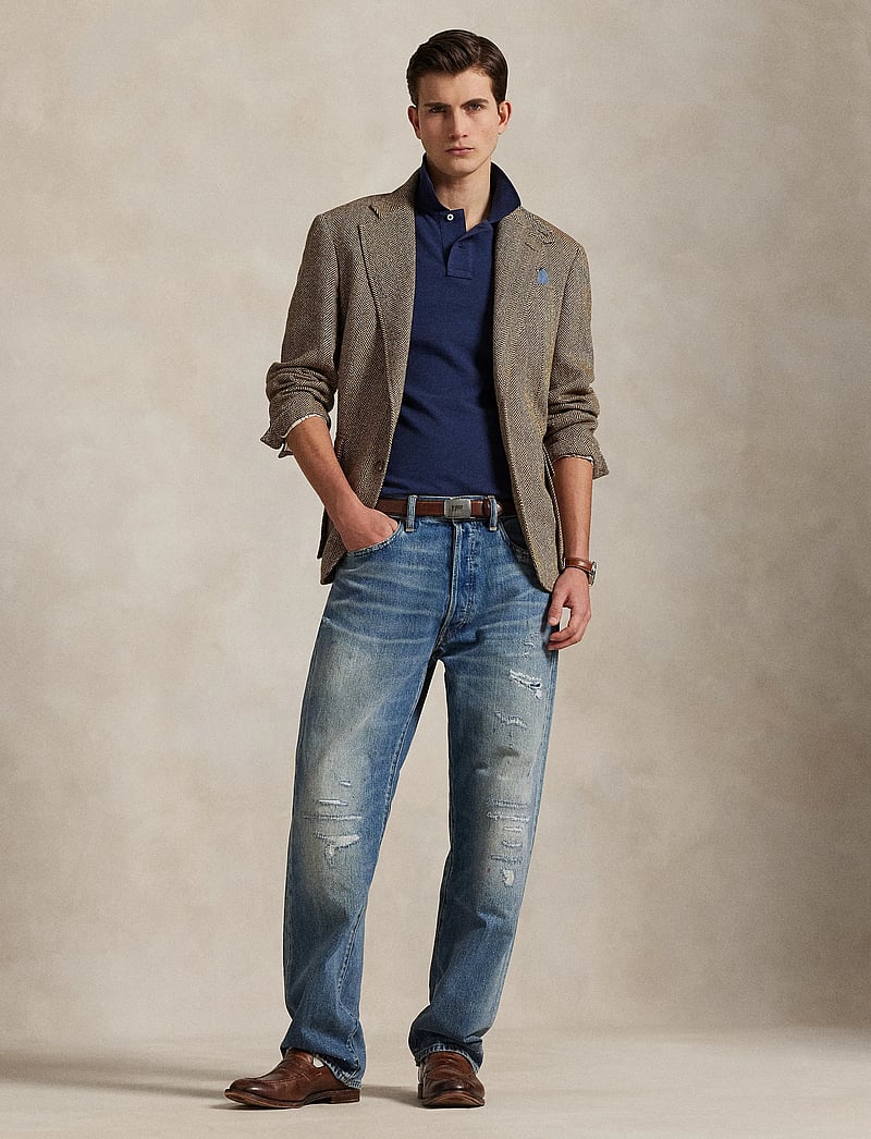 Polo Ralph Lauren - BASIC MESH-SSL-KNT - kortärmade pikéer - spring navy heath - 0