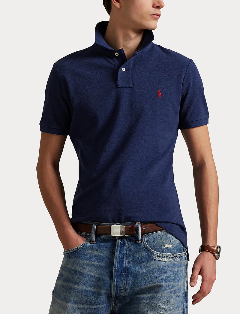 Polo Ralph Lauren - BASIC MESH-SSL-KNT - kortärmade pikéer - spring navy heath - 5