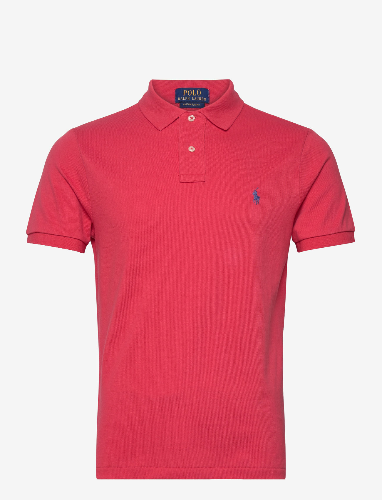 Polo Ralph Lauren - The Iconic Mesh Polo Shirt - kortærmede poloer - spring red/c7594 - 0
