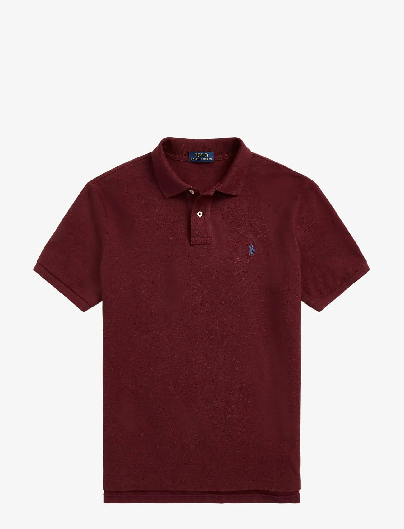 Polo Ralph Lauren - BASIC MESH-SSL-KNT - kortärmade pikéer - spring wine heath - 1
