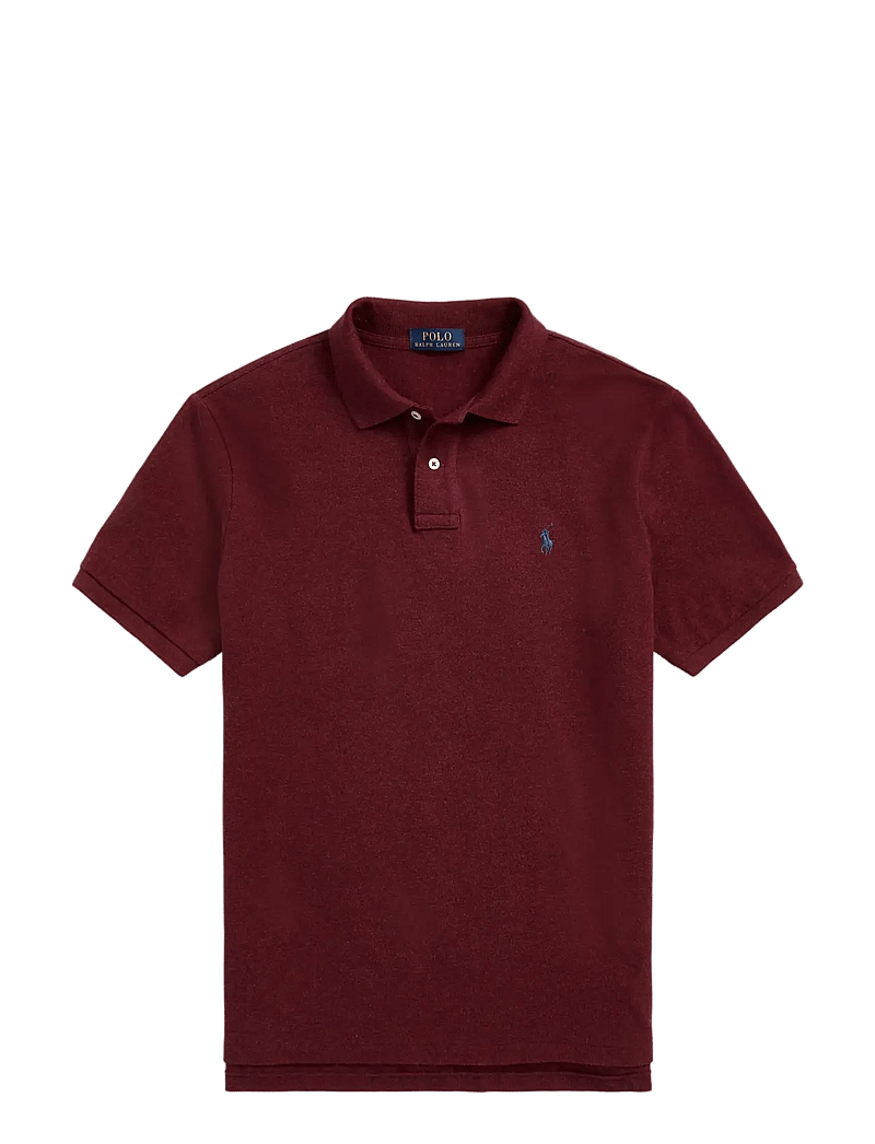 Polo Ralph Lauren - BASIC MESH-SSL-KNT - kortärmade pikéer - spring wine heath - 1