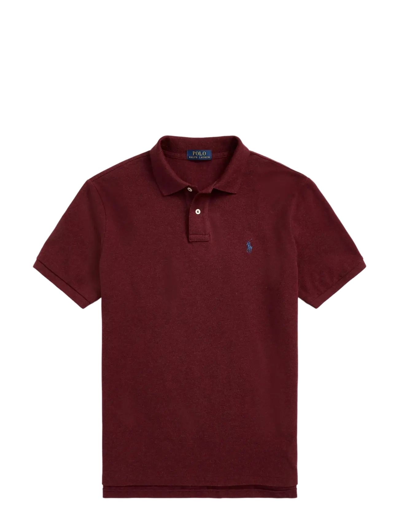 Polo Ralph Lauren BASIC MESH-SSL-KNT - Riided - SPRING WINE HEATH / burgundy