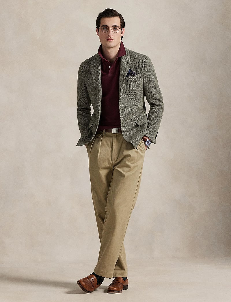 Polo Ralph Lauren - BASIC MESH-SSL-KNT - kortärmade pikéer - spring wine heath - 0