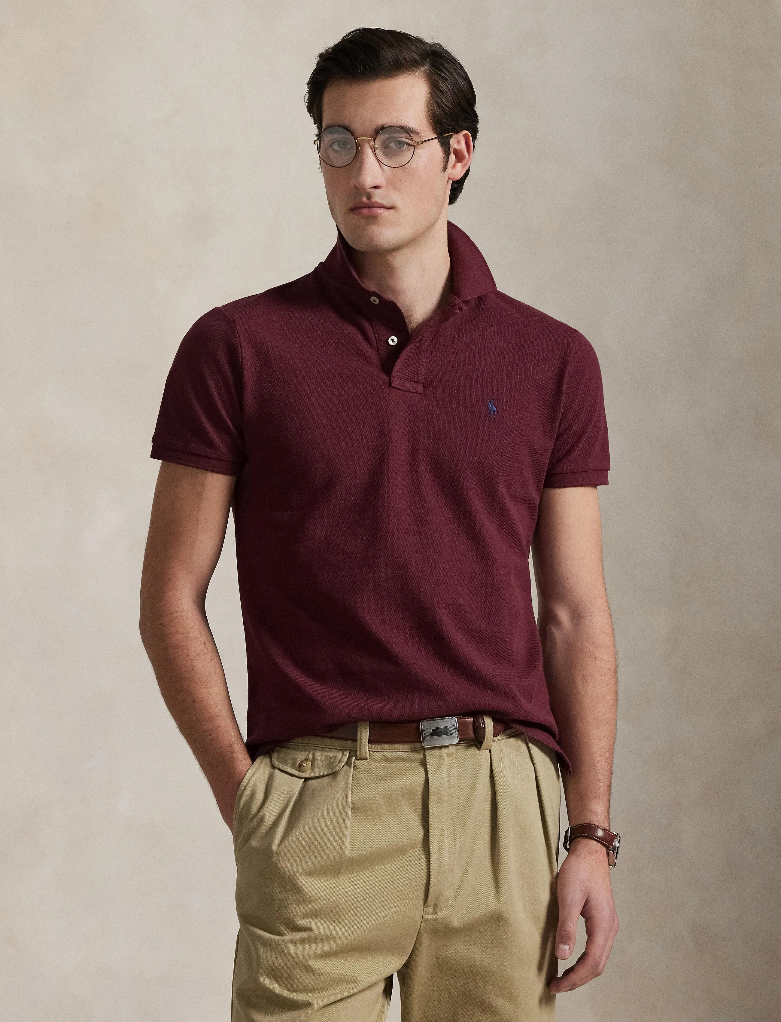 The Iconic Custom Slim Fit Mesh Polo 4