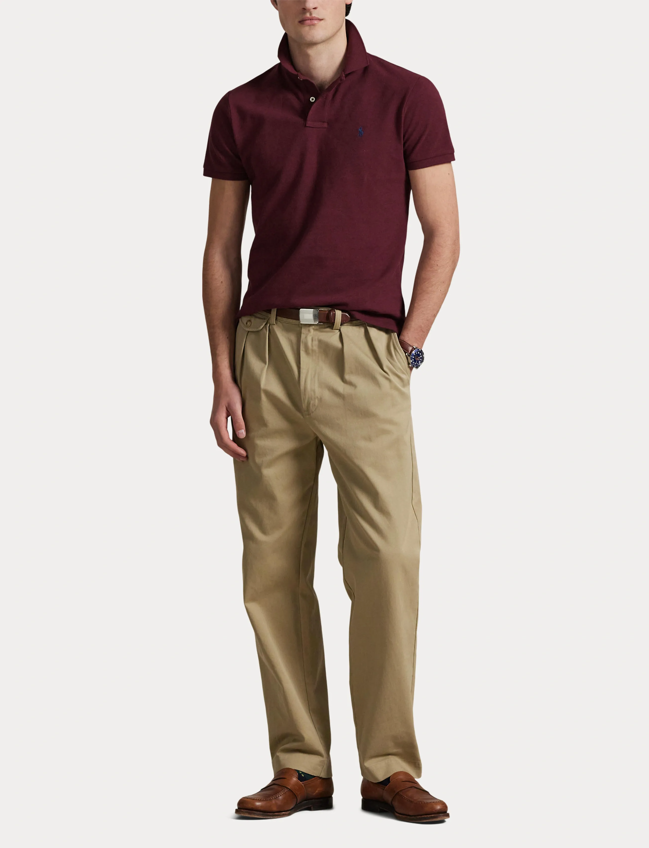 The Iconic Custom Slim Fit Mesh Polo 5