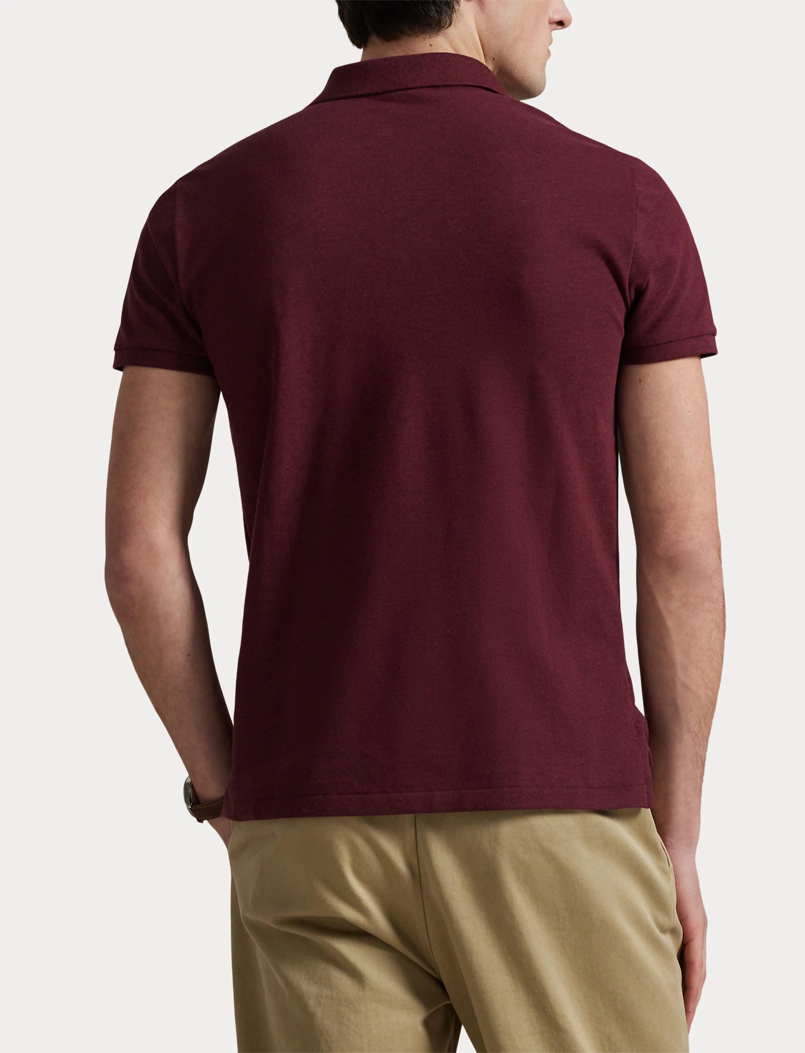 The Iconic Custom Slim Fit Mesh Polo 7