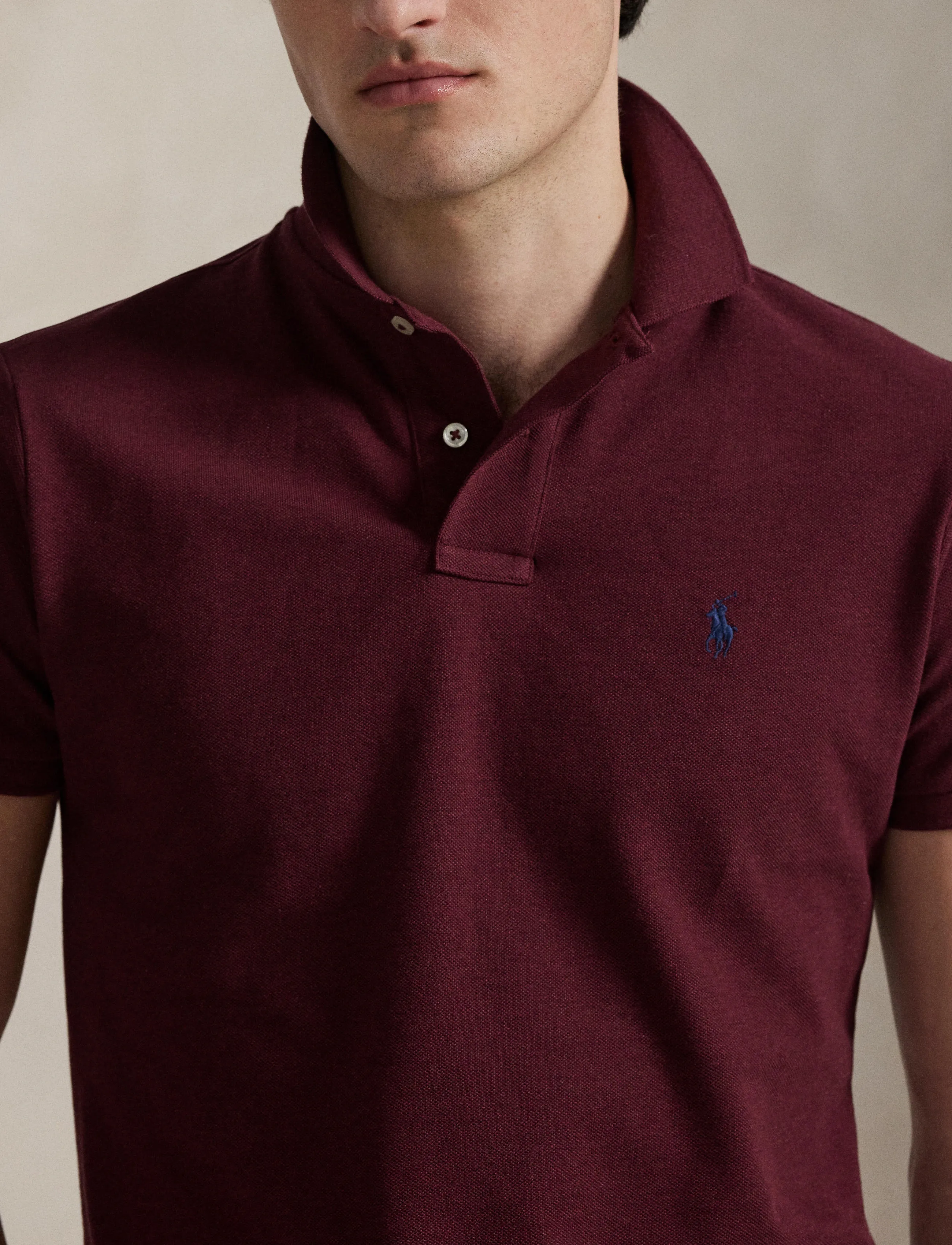 The Iconic Custom Slim Fit Mesh Polo 8