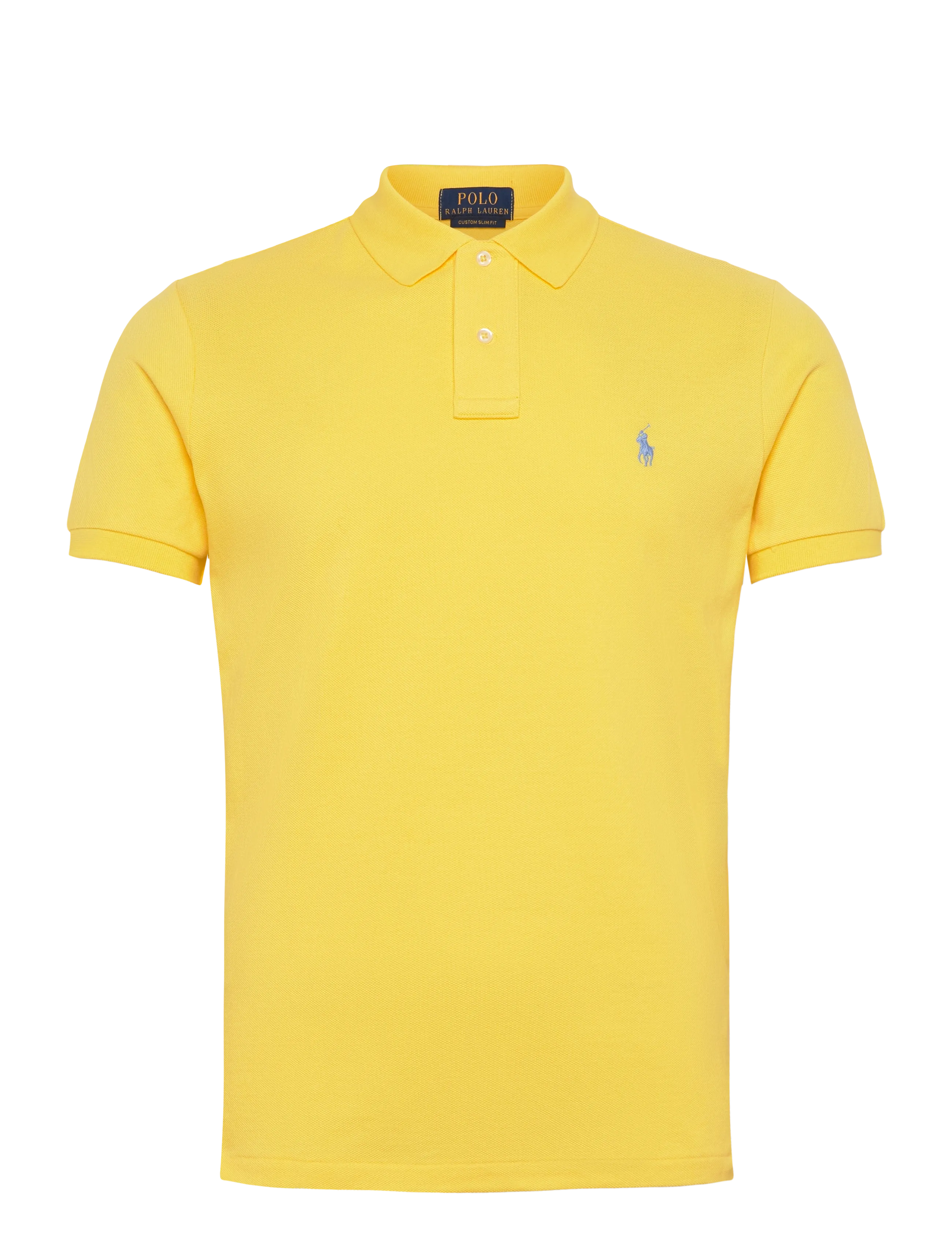 Polo Ralph Lauren BASIC MESH-SSL-KNT - Poloskjorter - SUNFISH YELLOW/C7 / yellow