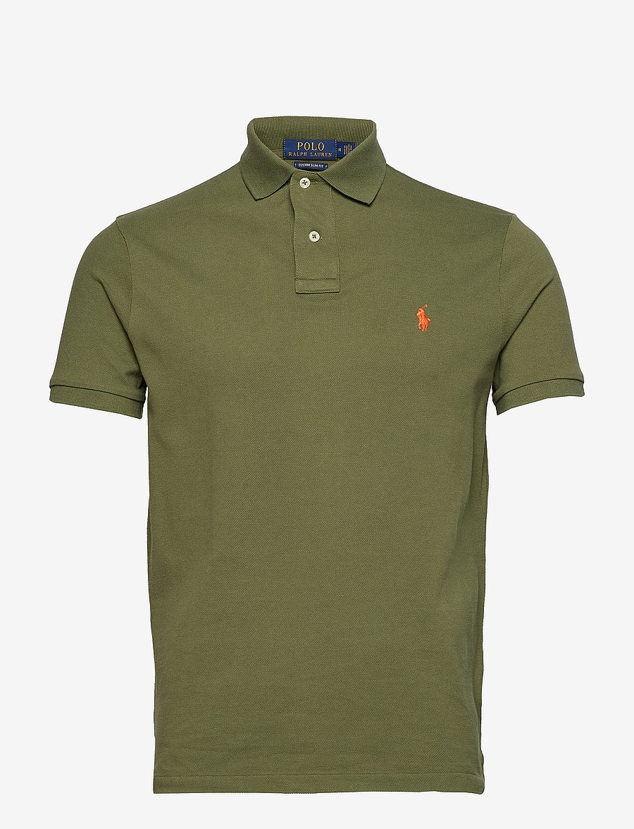 Polo Ralph Lauren - BASIC MESH-SSL-KNT - kurzärmelig - supply olive - 0