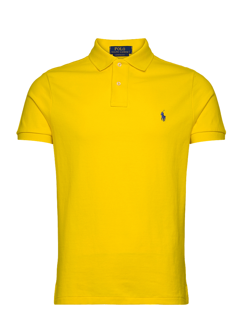 Polo Ralph Lauren - The Iconic Mesh Polo Shirt - polo shirts - university yellow - 0
