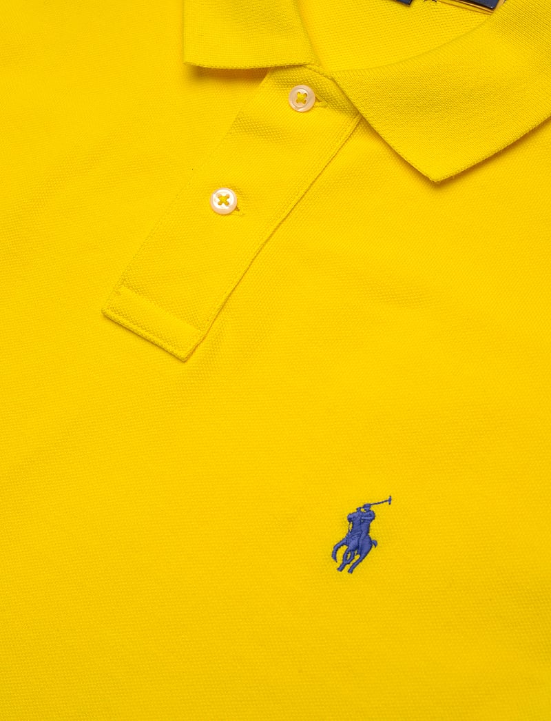 Polo Ralph Lauren - The Iconic Mesh Polo Shirt - polo shirts - university yellow - 2
