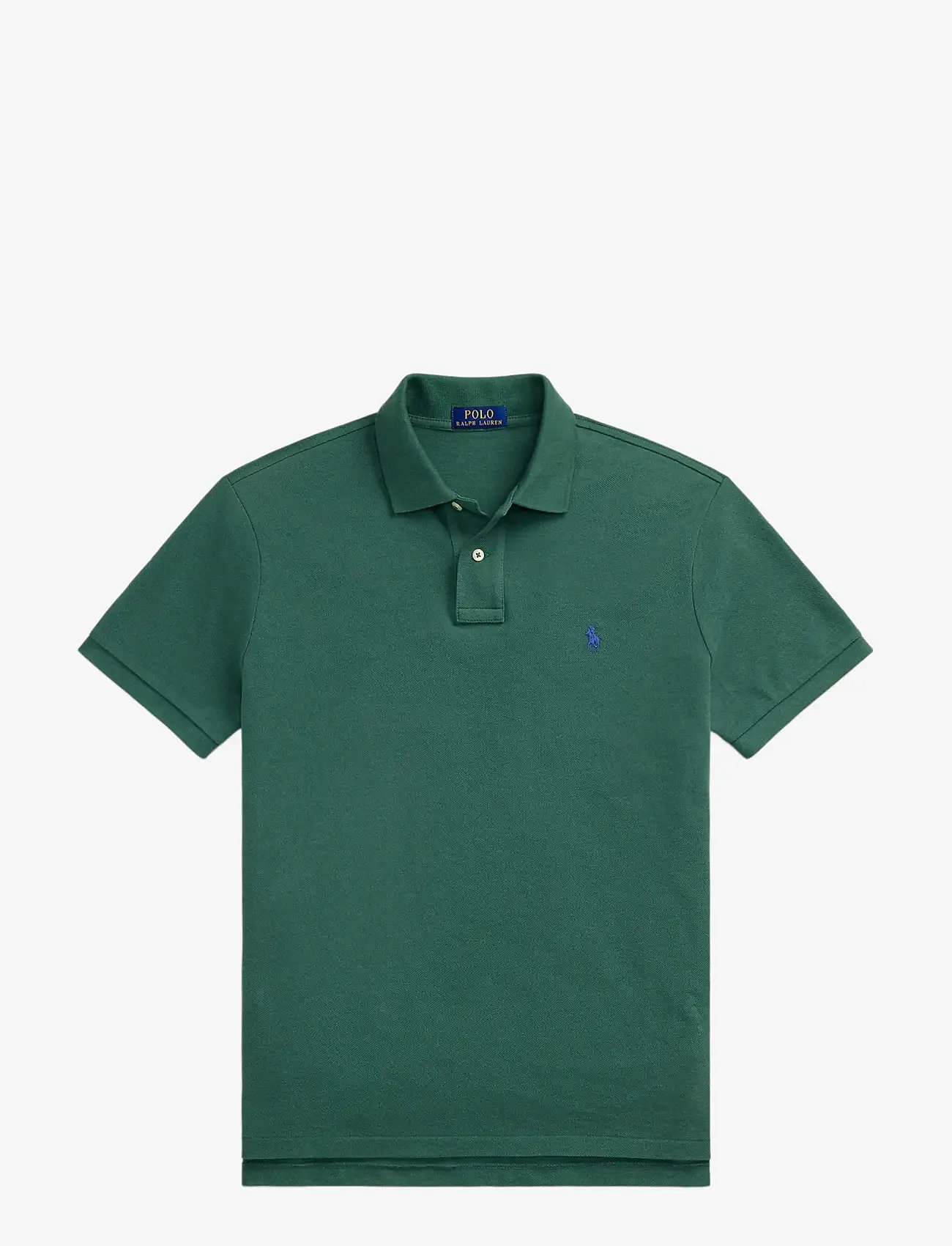 Polo Ralph Lauren - The Iconic Mesh Polo Shirt - efterårstøj - washed forest/c75 - 0