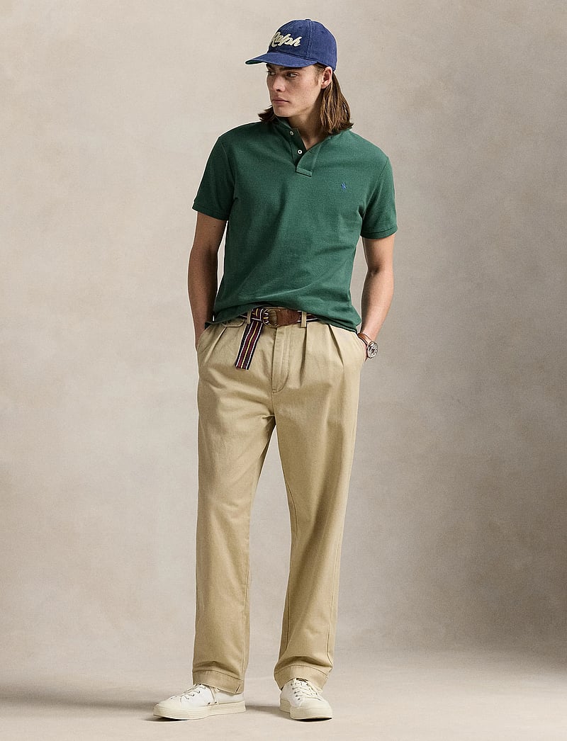 Polo Ralph Lauren - BASIC MESH-SSL-KNT - kurzärmelig - washed forest/c75 - 0