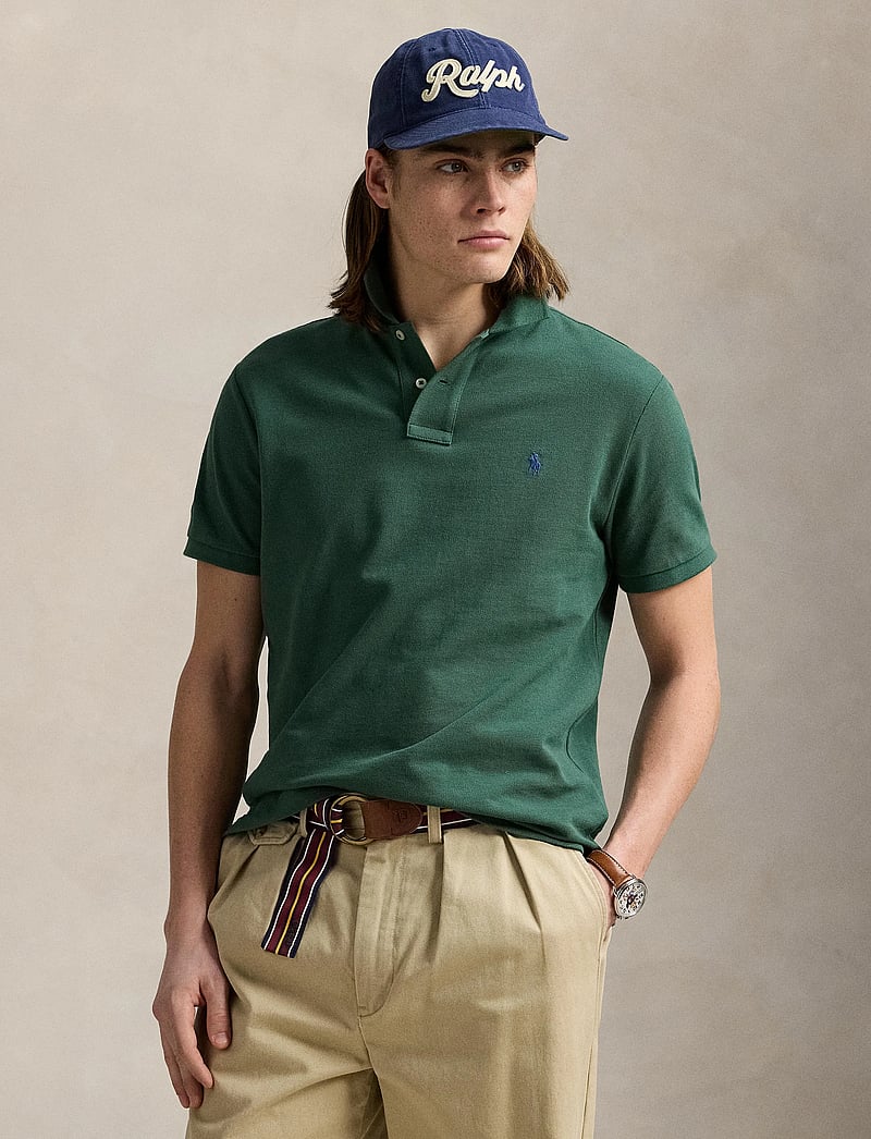Polo Ralph Lauren - BASIC MESH-SSL-KNT - kurzärmelig - washed forest/c75 - 3